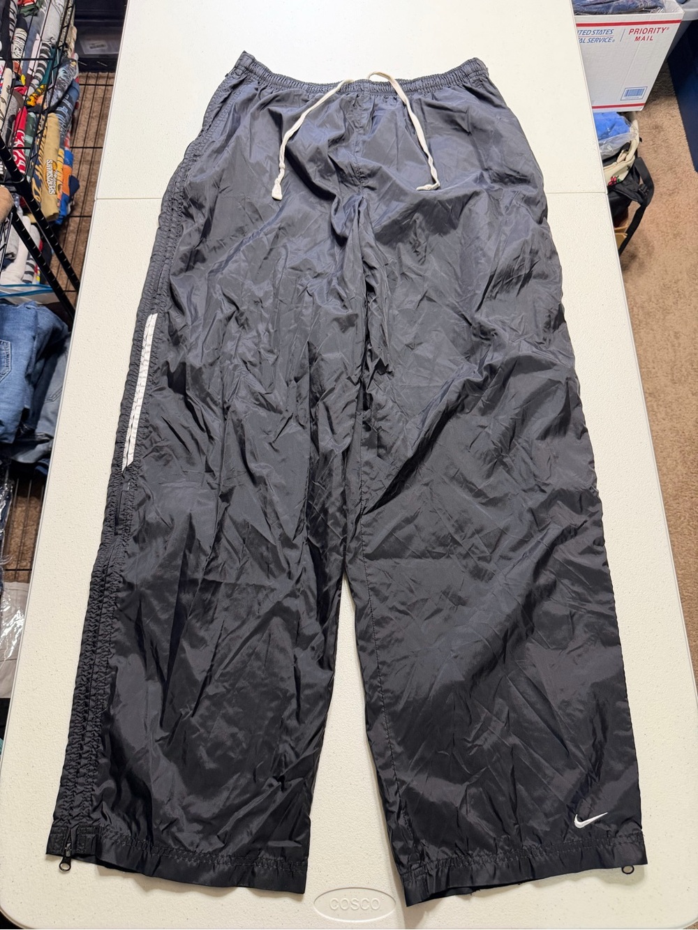 Vintage Nike Track Pants Men’s 2XL Black 90s